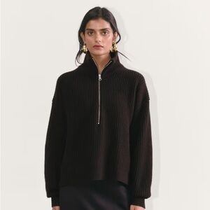 Everlane The Half-Zip Sweater